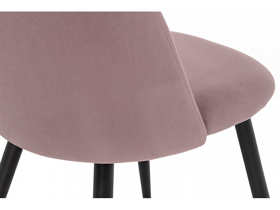 Стул на металлокаркасе Gabi 1 light purple / black