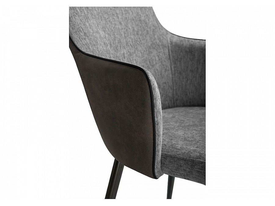 Benza grey fabric / black