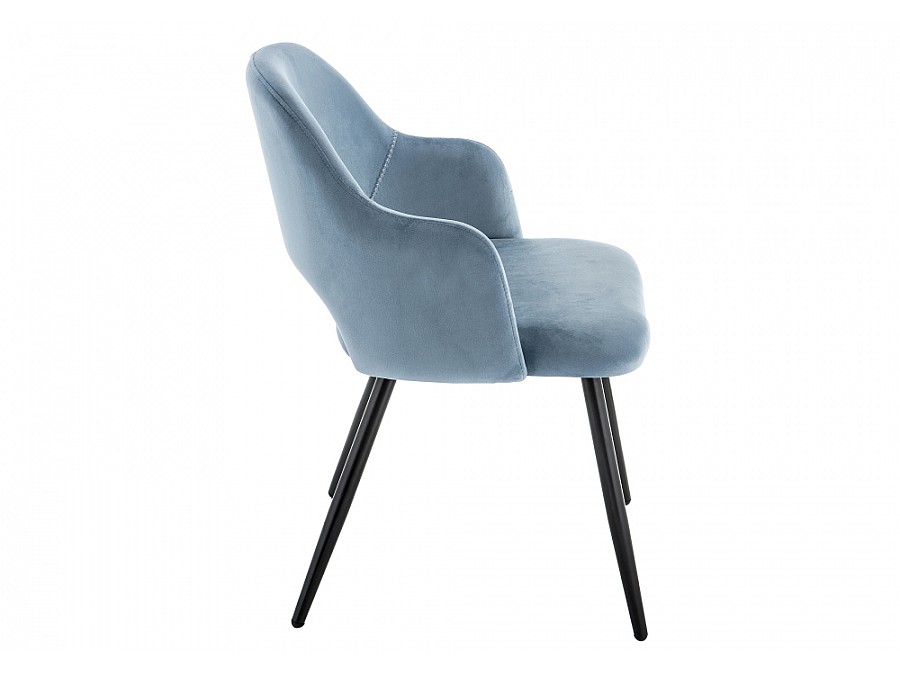 Стул на металлокаркасе Konor синий