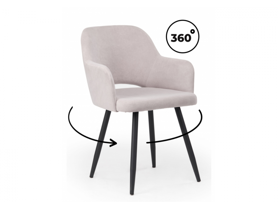 Эолин 360 светло-серый (glory 36) / черный