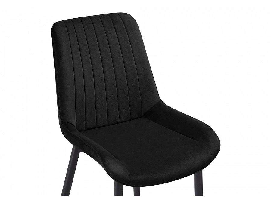 Стул на металлокаркасе Seda 1 black / gold / black