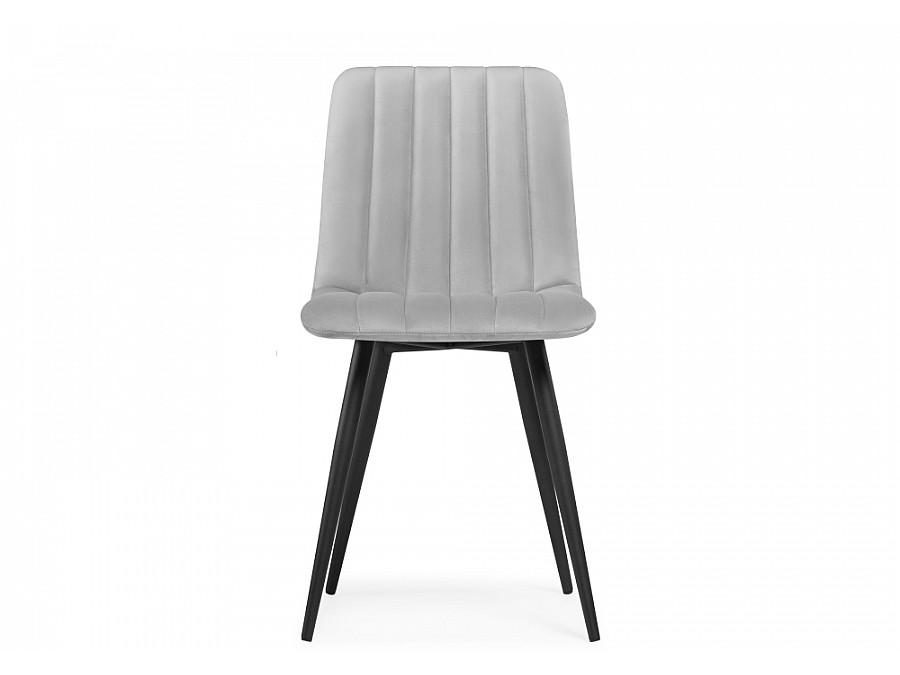 Стул на металлокаркасе Дани светло-серый / черный