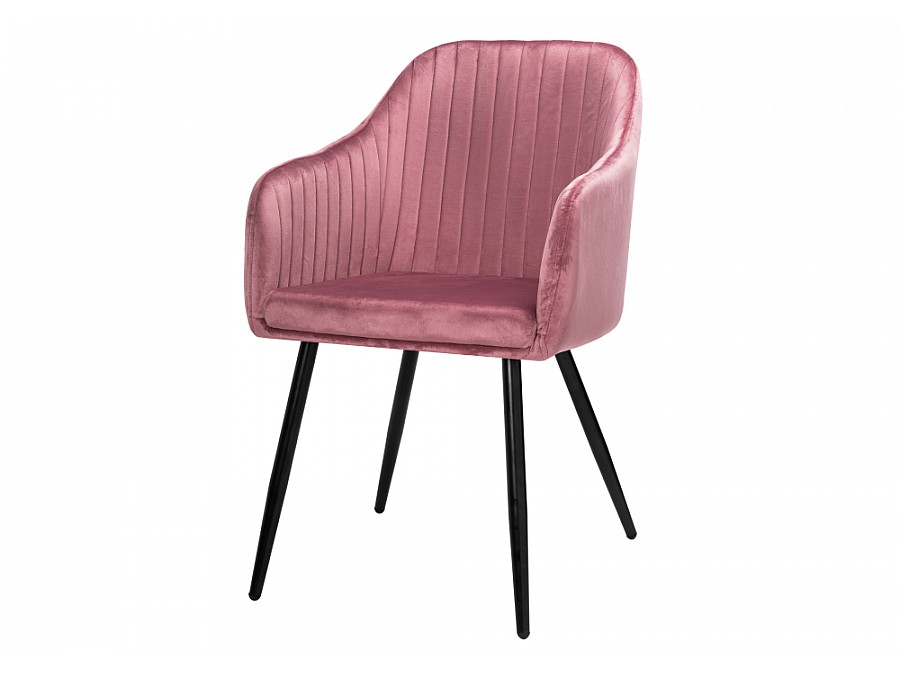 Стул на металлокаркасе Slam dark pink