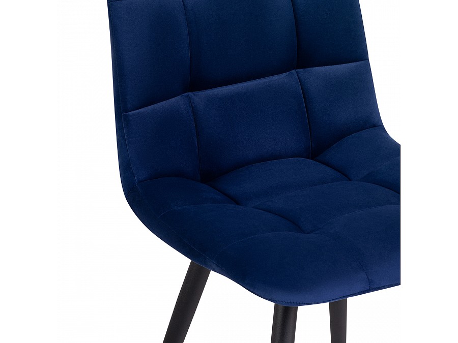 Стул на металлокаркасе Чилли К синий / черный