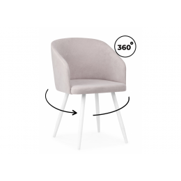 Монер 360 светло-серый (glory 36) / белый