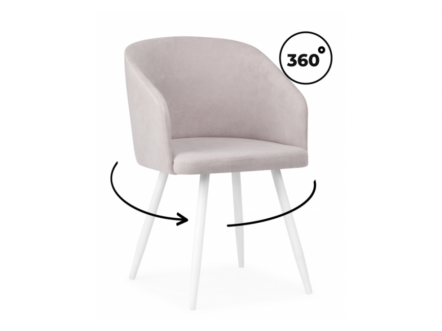 Монер 360 светло-серый (glory 36) / белый