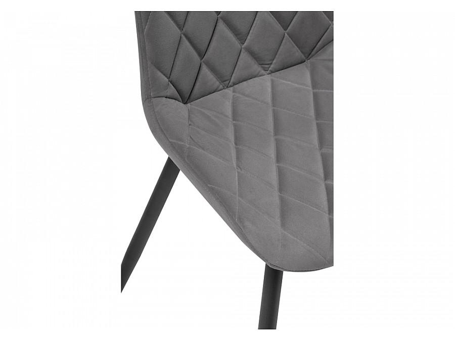 Стул на металлокаркасе Баодин Б/К темно-серый / черный