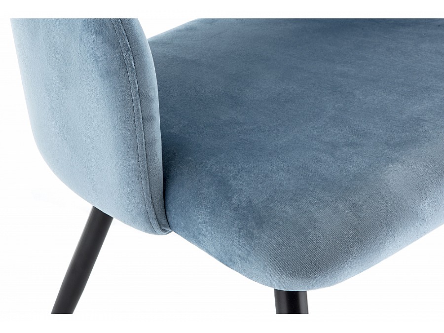 Стул на металлокаркасе Konor синий