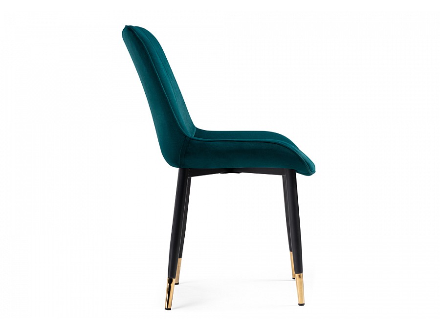 Стул на металлокаркасе Seda 1 green / gold / black