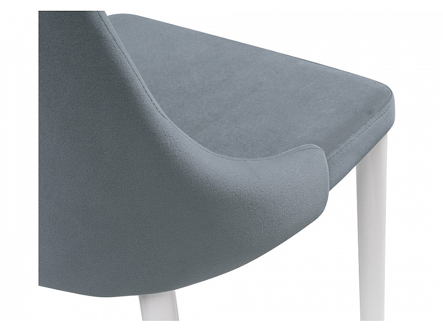 Стул на металлокаркасе Kora white / gray