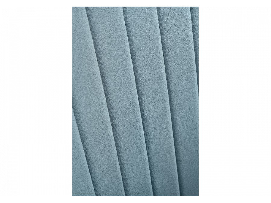 Стул на металлокаркасе Kora light blue / black