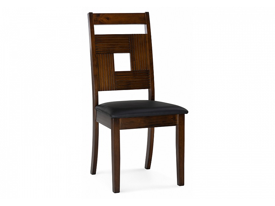 Стул деревянный Kubik dirty oak / black