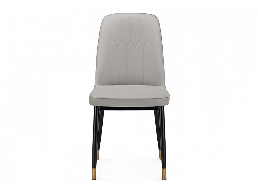 Стул на металлокаркасе Flor light gray / black