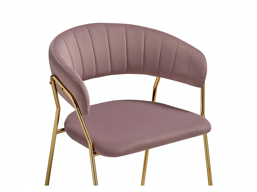 Стул на металлокаркасе Kamelia 1 light purple /gold