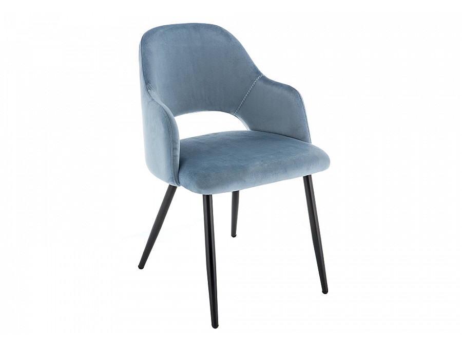 Стул на металлокаркасе Konor синий