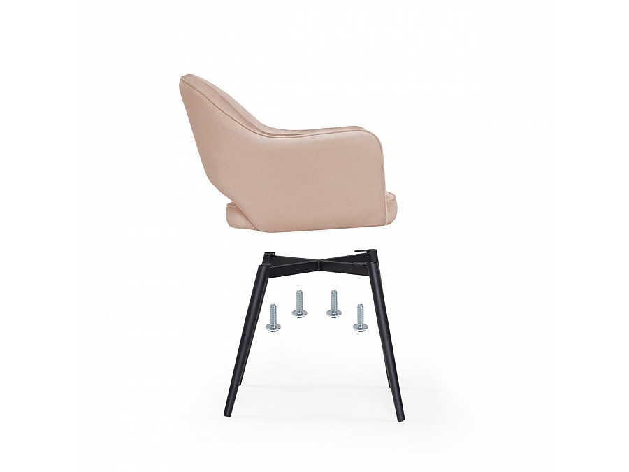 Стул на металлокаркасе Ойстер MR-26 / черный