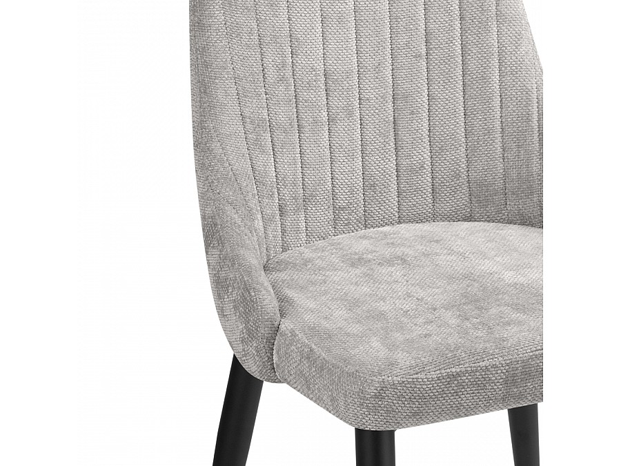 Стул на металлокаркасе Kora black / gray