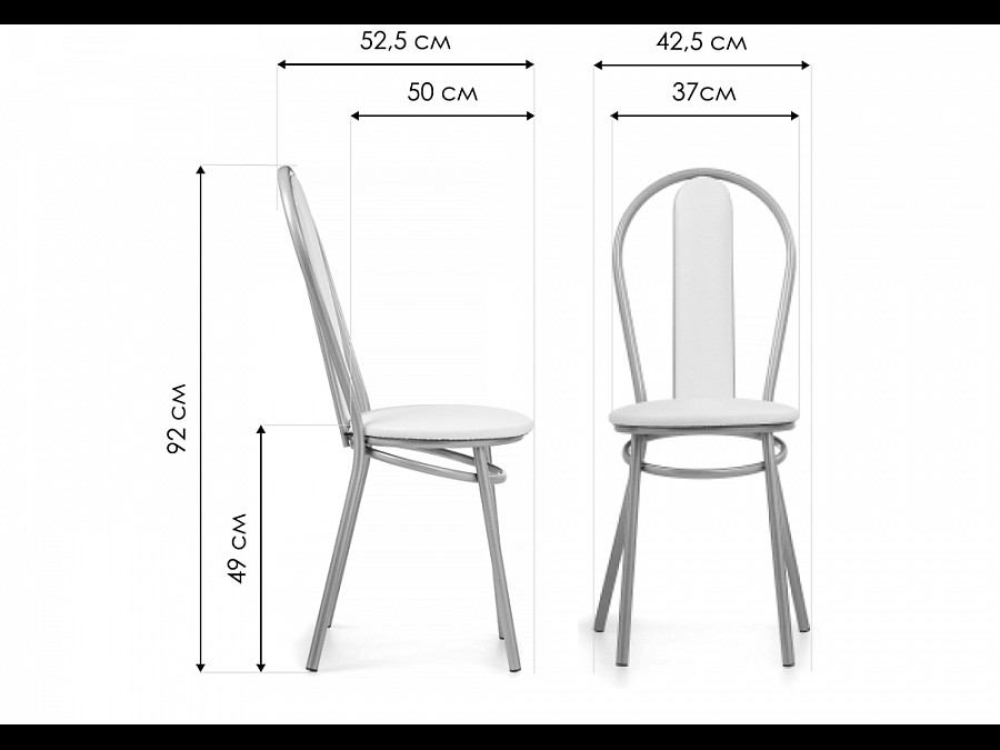 Стул на металлокаркасе Lamniel ваниль в крапинку / светлый мусс
