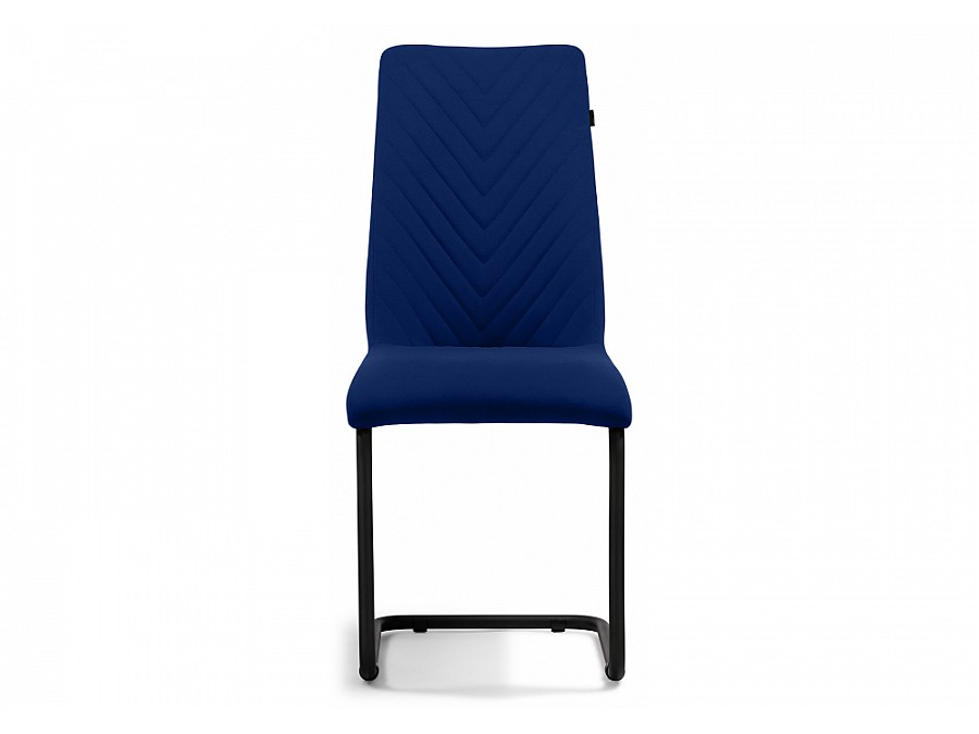 Стул на металлокаркасе Лулла темно-синий / черный