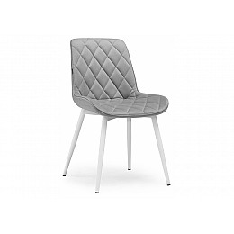 Стул на металлокаркасе Баодин velutto 52 / белый