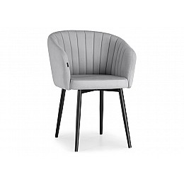 Стул на металлокаркасе Моншау velutto 52 / черный