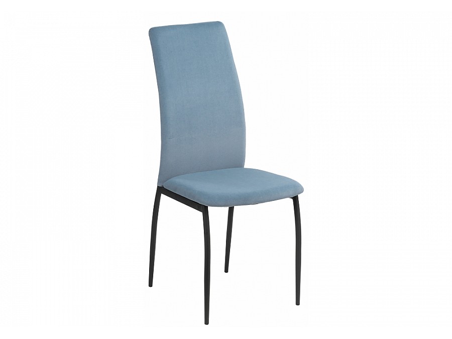 Стул на металлокаркасе Tod light blue / black
