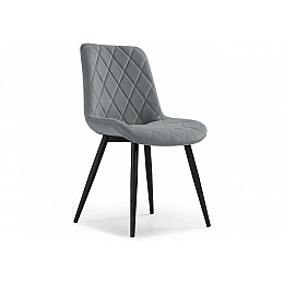 Стул на металлокаркасе Fox gray / black