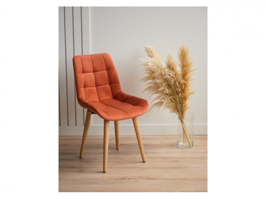 Челси 360 терракотовый (zd 432) / светлое дерево np