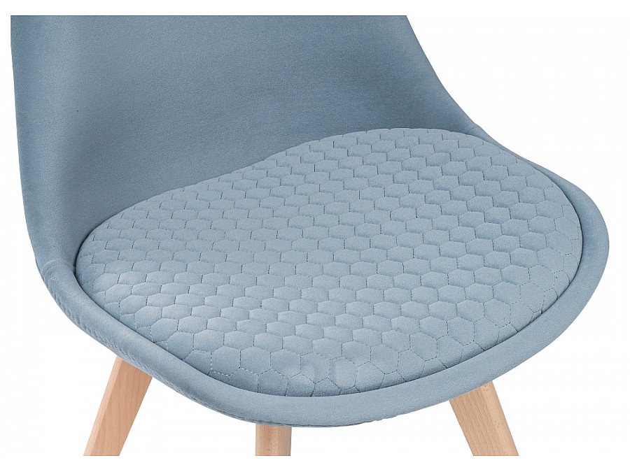 Стул деревянный Bonuss light blue / wood