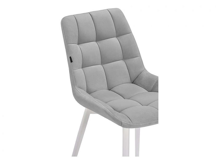 Стул на металлокаркасе Алст velutto 12 / белый