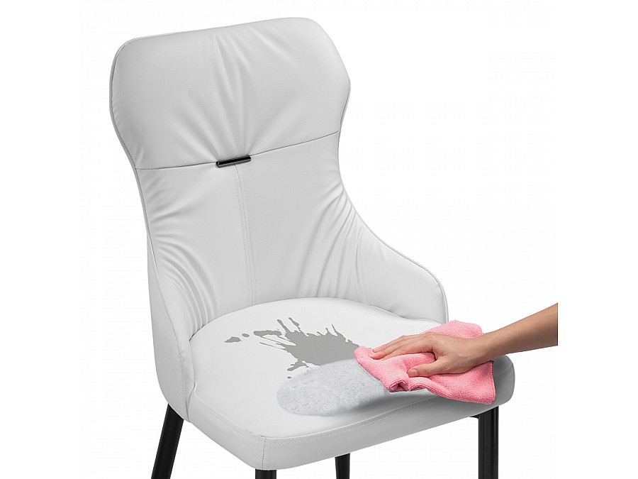 Стул на металлокаркасе Neli white / black