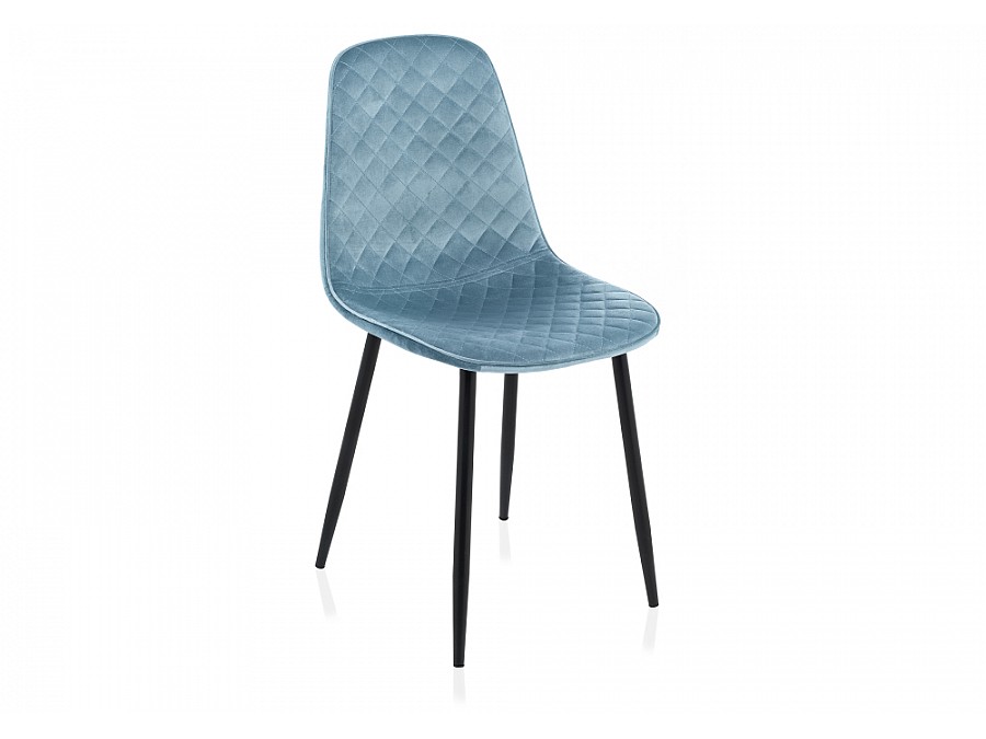 Стул на металлокаркасе Capri голубой