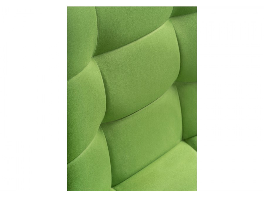 Стул на металлокаркасе Чилли велюр светло-зеленый / черный