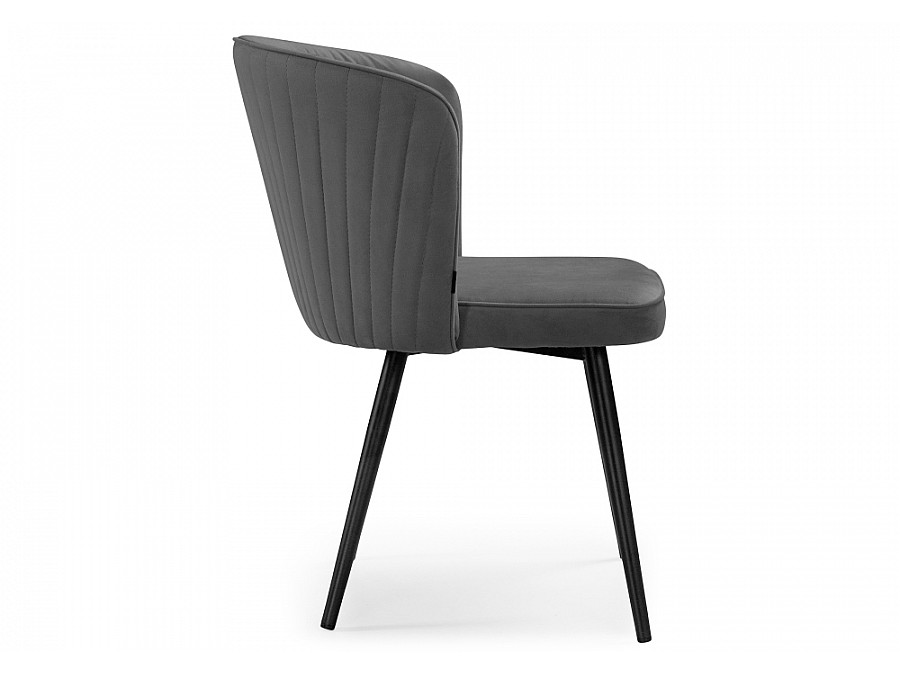 Стул на металлокаркасе Фрибур velutto 32 / черный