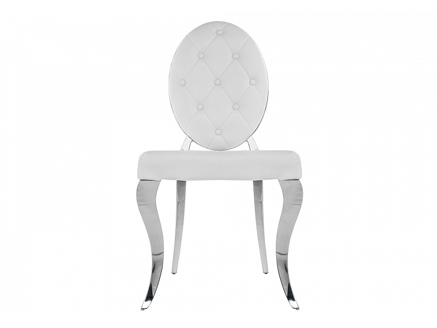 Стул на металлокаркасе Odda белый