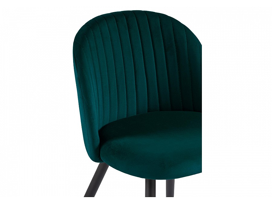Стул на металлокаркасе Gabi 1 green / black
