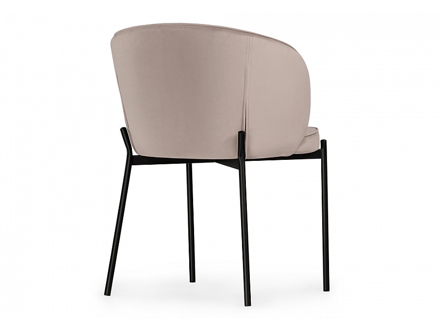 Стул на металлокаркасе Нейл латте / черный