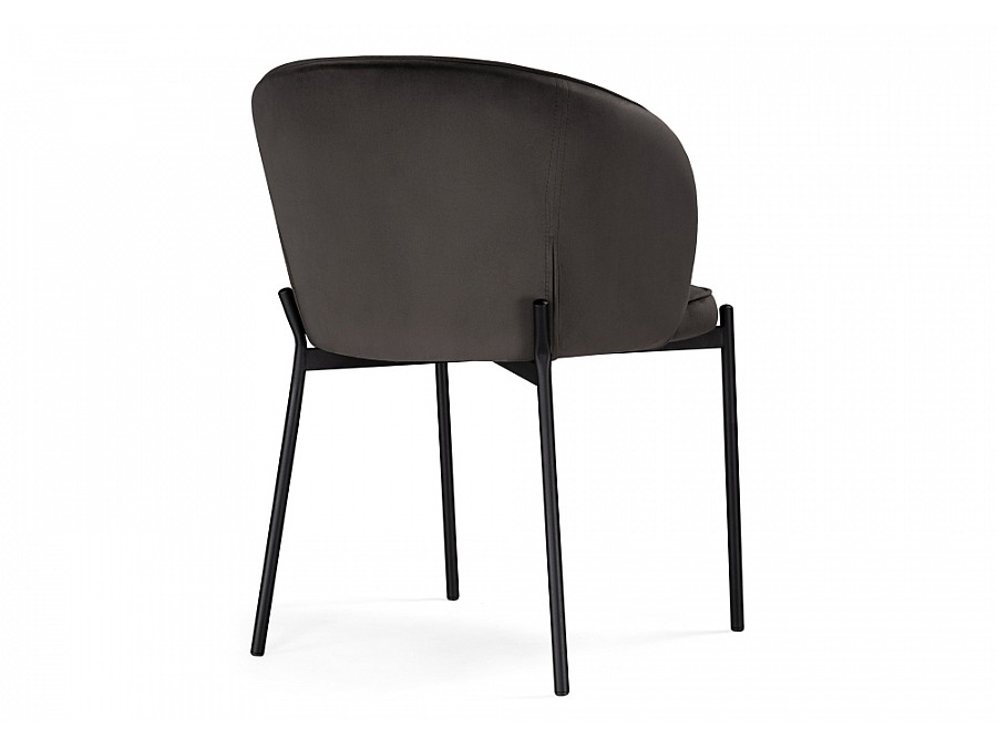 Стул на металлокаркасе Нейл серый / черный