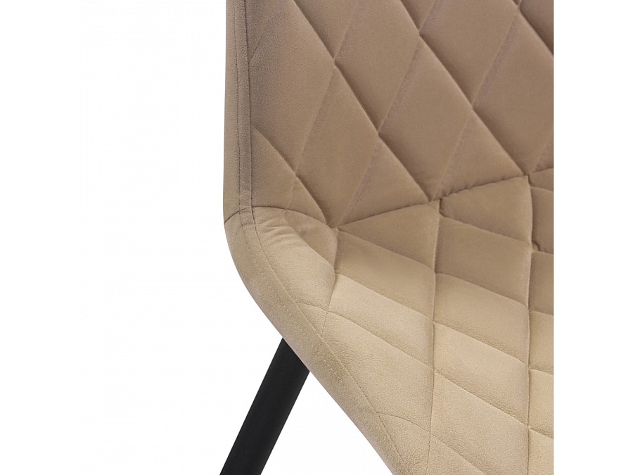 Стул на металлокаркасе Баодин Б/К бежевый / черный