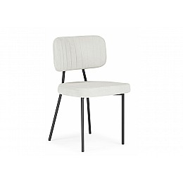 Стул на металлокаркасе Вакао бежевый brendy milk 02 / черный