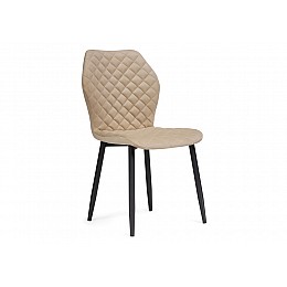 Стул на металлокаркасе Софи бежевый / черный