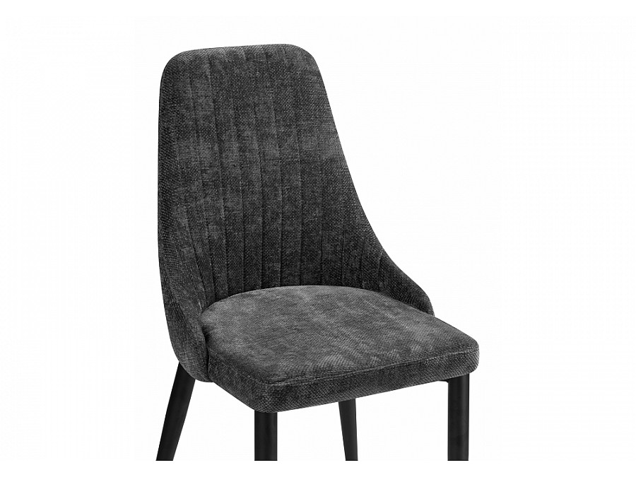 Стул на металлокаркасе Kora black / dark gray