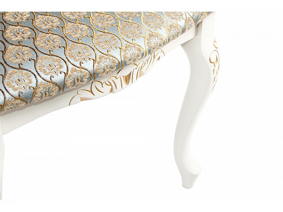 Стул деревянный Adriano 2 молочный / патина