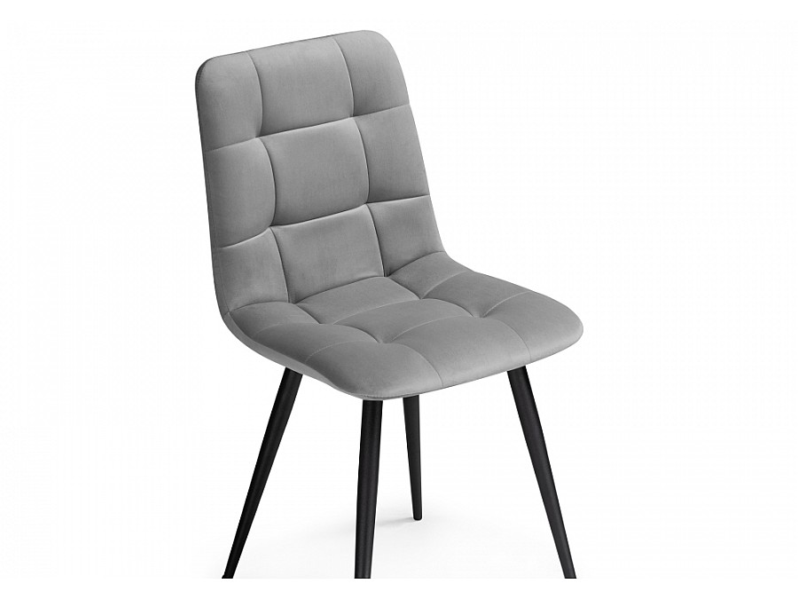 Стул на металлокаркасе Чилли К темно-серый / черный