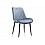 Стул на металлокаркасе Seda light blue