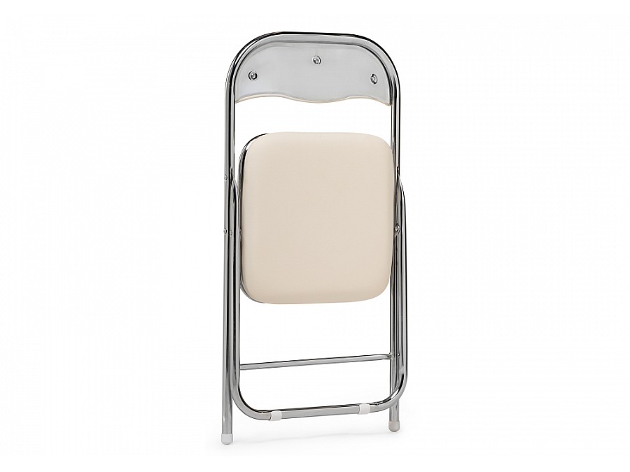 Стул на металлокаркасе Fold 1 складной beige / chrome