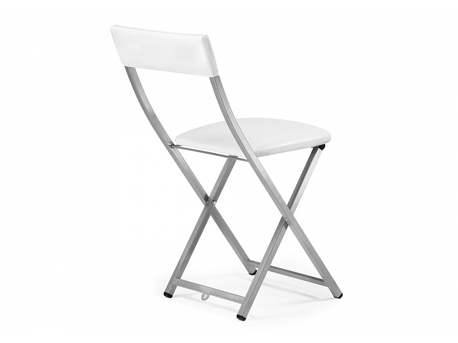 Стул на металлокаркасе Elevis белый полимер / светлый мусс