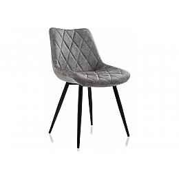 Стул на металлокаркасе Fox black / grey