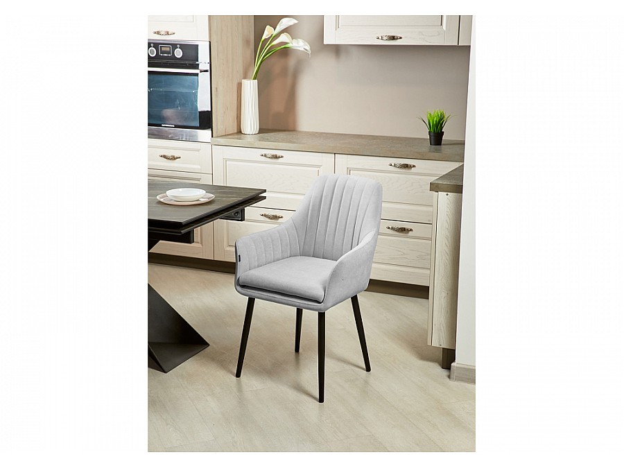 Стул на металлокаркасе Райнер MR -28 / черный