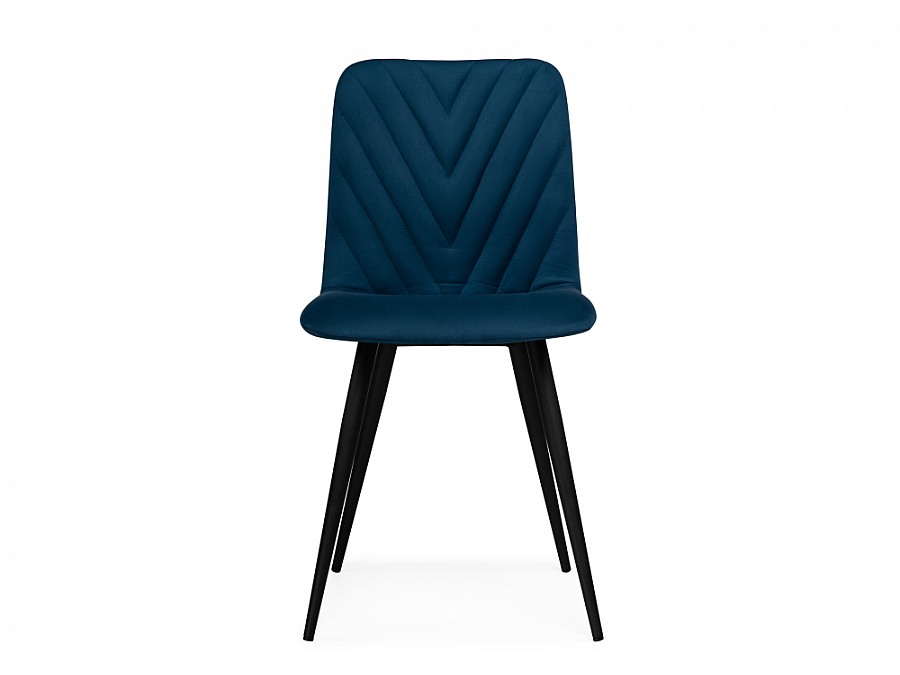 Стул на металлокаркасе Ральф синий / черный